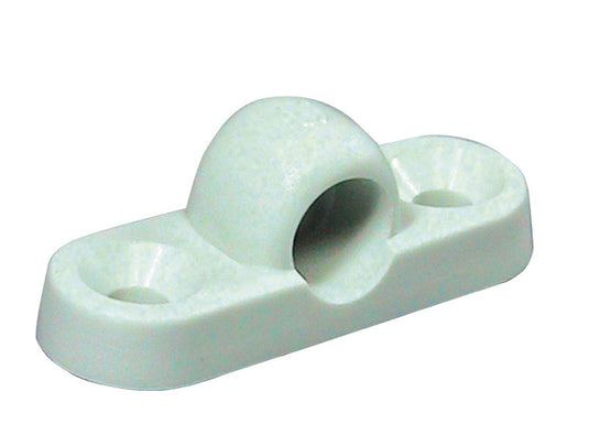 Occhiello orizzontale da parete in plastica (5 pezzi) 902181