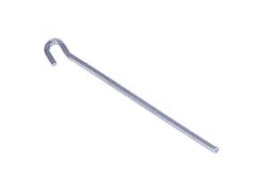 Chiodo di terra rotondo 25 cm di lunghezza, Ø 4,3mm. 10 pezzi SB-packed 90271