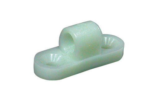 Occhiello verticale da parete in plastica (5 pezzi) 90313