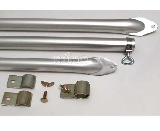 Barra di tensionamento/supporto per tetto in alluminio 170-260cm, 3 pezzi 903371