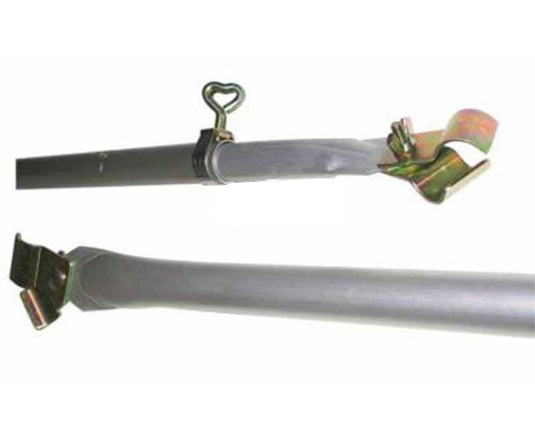 Barra di tensionamento/supporto per tetto Alu 170-250cm, in 3 parti 90337