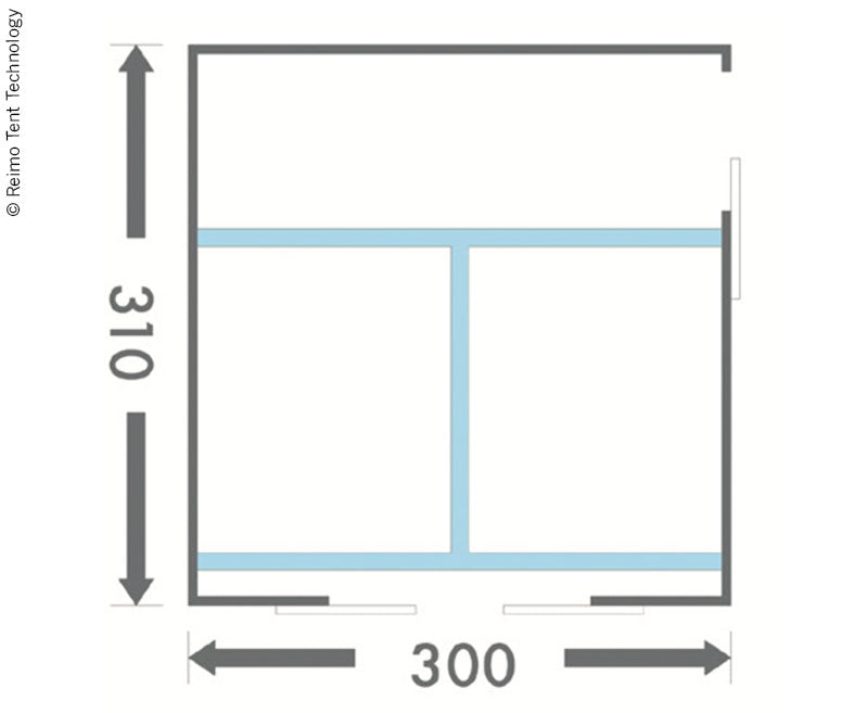 Load image into Gallery viewer, Tenda da sole per camper ORION 300, gonfiabile e autoportante 903726
