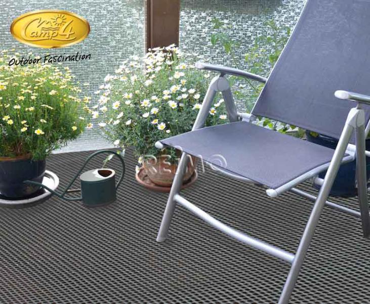 Carica immagine in Galleria Viewer, Tappeto per tende da sole, moquette Villa Eco 2,5 x 4 m, colore grigio 904021
