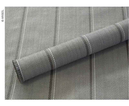 Tappeto tenda Arisol Standart, grigio B250xL300cm, a righe, 300g/m2 904322