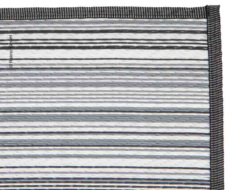 Load image into Gallery viewer, Tappeto per tende da sole VILLA STRIPE 2,5x4,5m, PP, incl. borsa per il trasporto 905172
