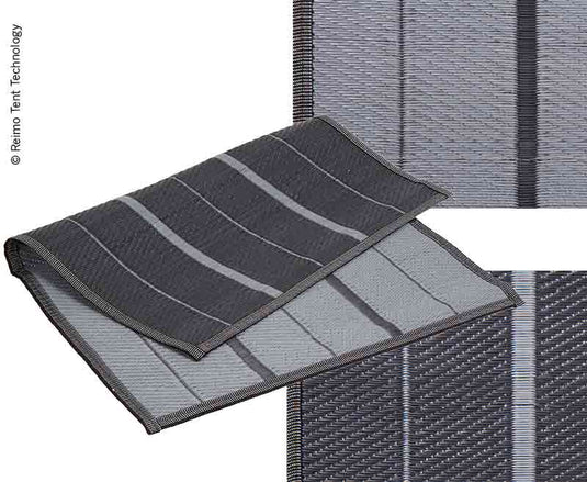 Tappeto per tenda da sole VILLA GREY 2,5x3,4m, PP, incl. borsa per il trasporto 905181