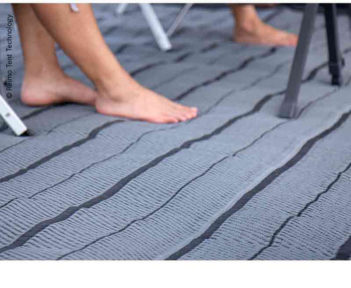 Tappeto per tenda da sole VILLA GREY 3x4,4m, PP, incl. borsa per il trasporto 905183