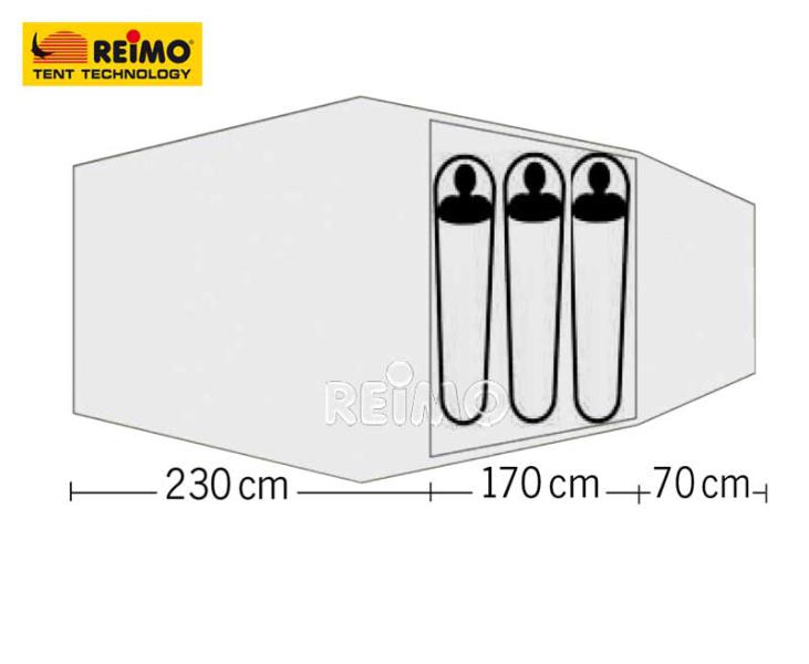 Carica immagine in Galleria Viewer, Tenda per 3 persone per esigenze elevate 90597
