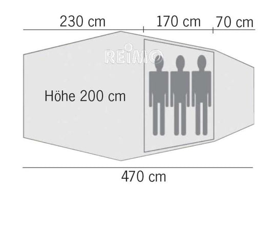 Tenda per 3 persone per esigenze elevate 90597