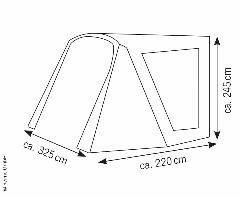 Carica immagine in Galleria Viewer, Tenda da sole Playa 325 per roulotte 906882
