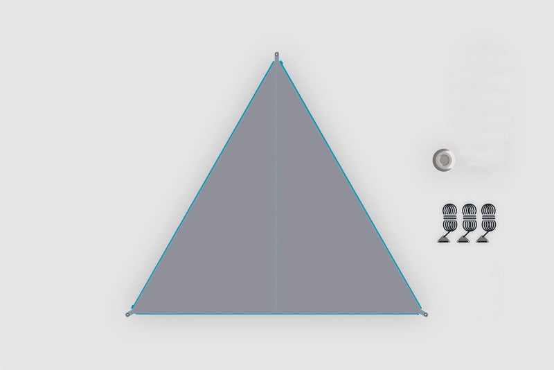 Load image into Gallery viewer, Sonnensegel BENT grau 906938
