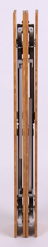Tavolo in bambù HOLIDAY TRAVEL, struttura in alluminio, 100x65x42/65cm 9105491
