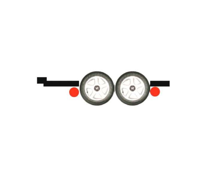 Load image into Gallery viewer, Doppia coppia di controllo dello spostamento 4 WD 912213T
