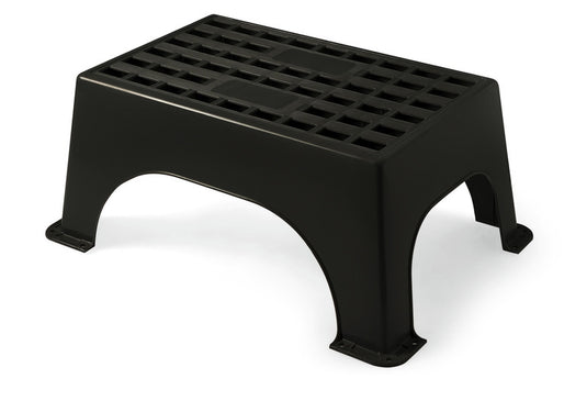 Gradino per roulotte, 450 x 270 x 240 mm, nero, plastica 912388