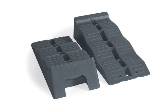 Cunei a gradino Level Up Plus grigio fino a 5t, 2 pezzi 912394