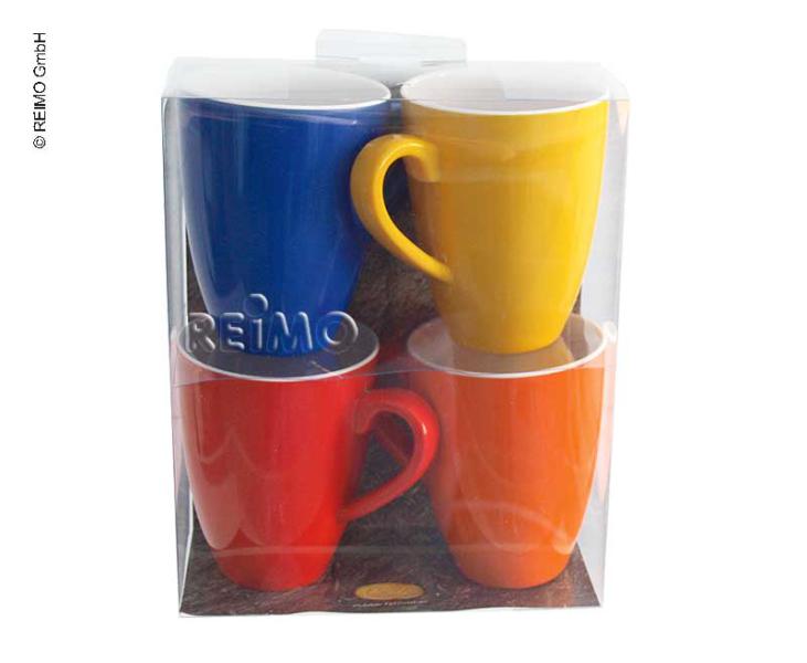 Carica immagine in Galleria Viewer, Tazza in melamina set di 4 SUNSHINE in 4 colori 91703
