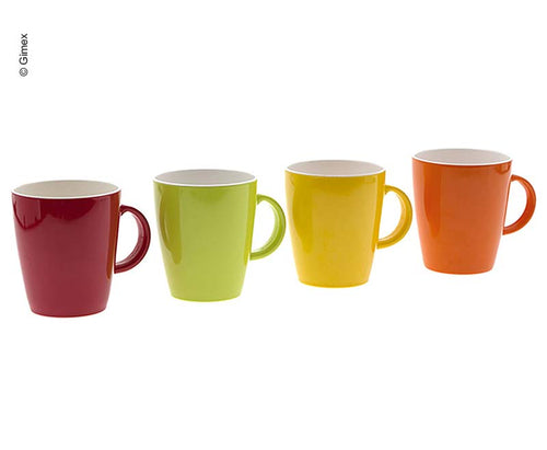 Set tazza in melamina 4pz. in 4 colori 9170493