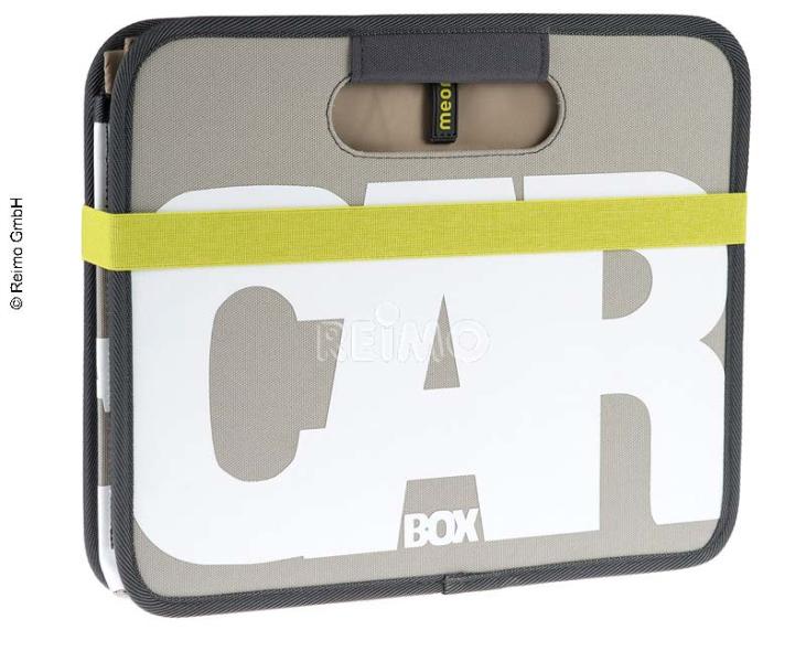 Load image into Gallery viewer, Scatola pieghevole Car Box, 30l, 32x27,5x50cm, grigio con impressione 917083
