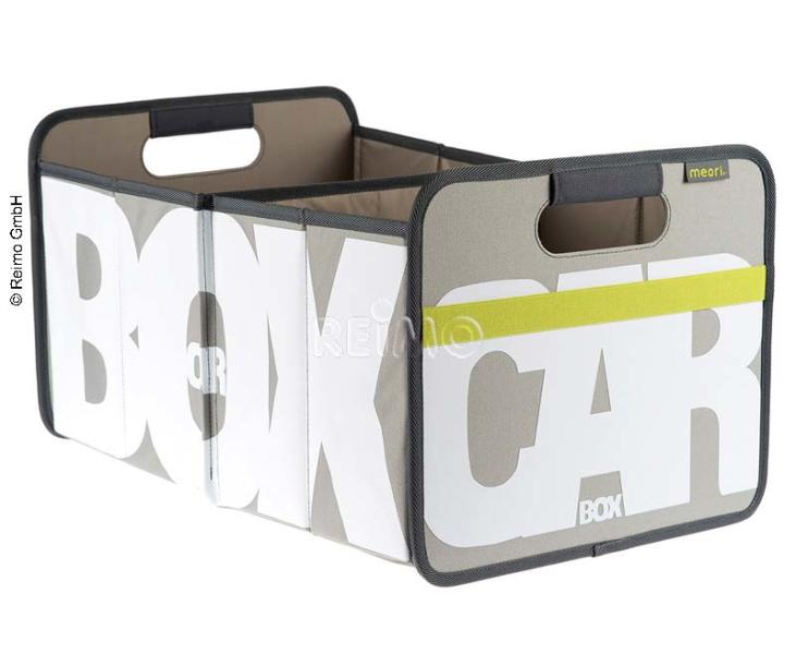 Load image into Gallery viewer, Scatola pieghevole Car Box, 30l, 32x27,5x50cm, grigio con impressione 917083
