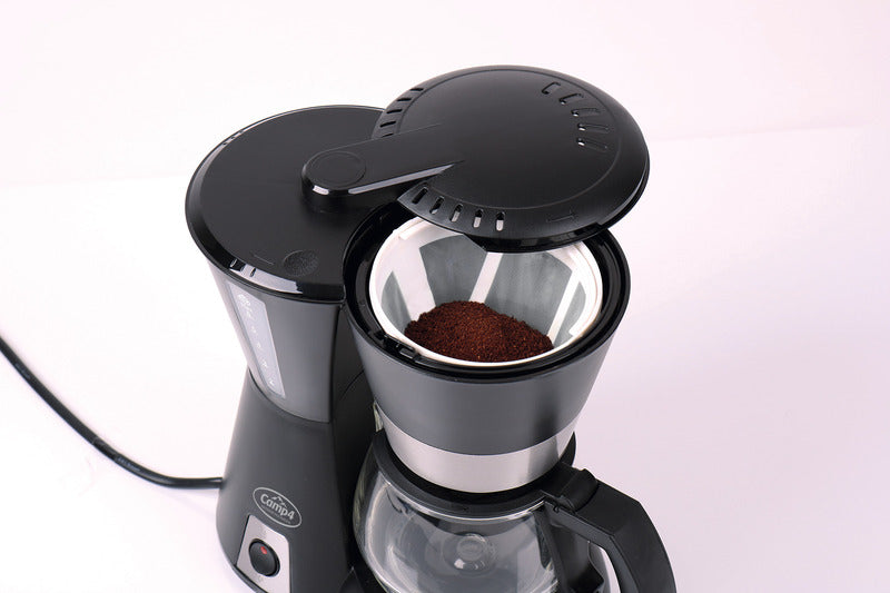 Load image into Gallery viewer, Macchina da caffè 12V 170W, nero 650ml, 4-6 tazze 91862
