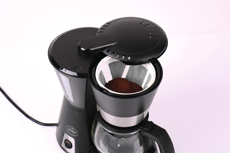 Load image into Gallery viewer, Macchina da caffè 12V 170W, nero 650ml, 4-6 tazze 91862
