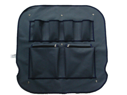 Organizer auto con ventose per lunotto posteriore Ducato, grigio/blu, misure ca. 45x45cm 919238