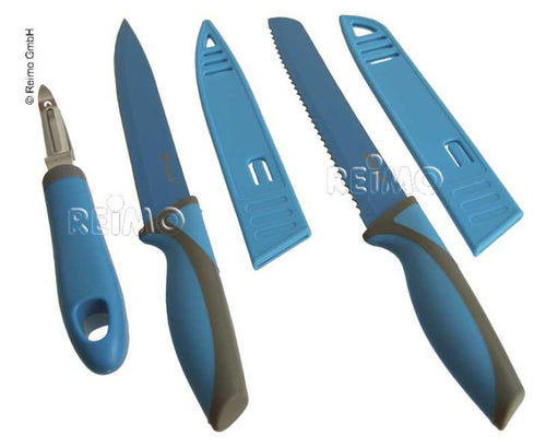 Set di coltelli BLU, 3 pezzi: coltello universale, coltello da pane e pelatrice 921680