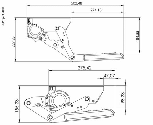 Gradino manuale, alluminio con gomma antiscivolo 923642