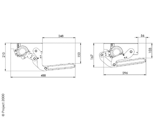 Gradino elettrico 12 Volt, larghezza 70cm 923725