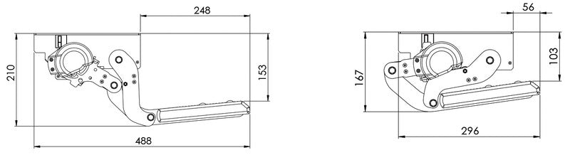 Carica immagine in Galleria Viewer, gradino elettrico 12 Volt, larghezza 44 cm, per camper 92372
