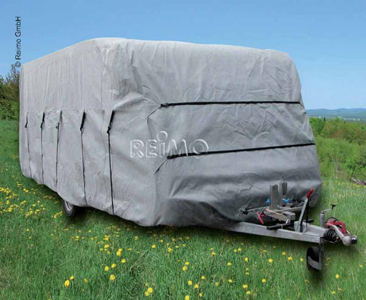 Copertura protettiva caravan 640x230x230x220 cm, grigio 928630