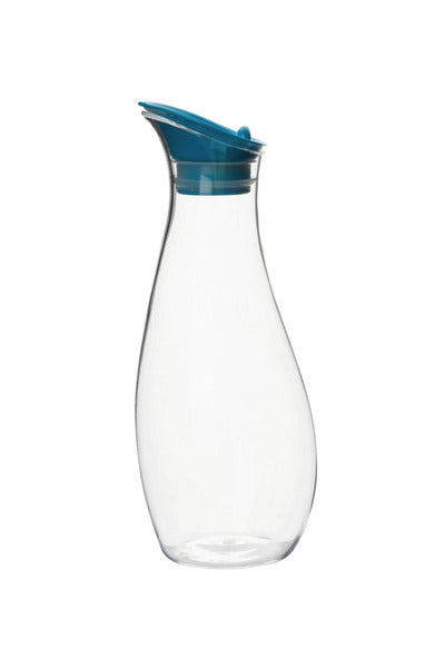 Caraffa Gimex con coperchio girevole turchese 1Litro, altezza 26cm 9290974