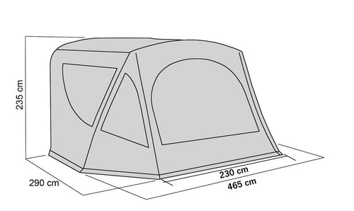 Tenda da sole per Adria Action 361 LH o 361 PD 936681