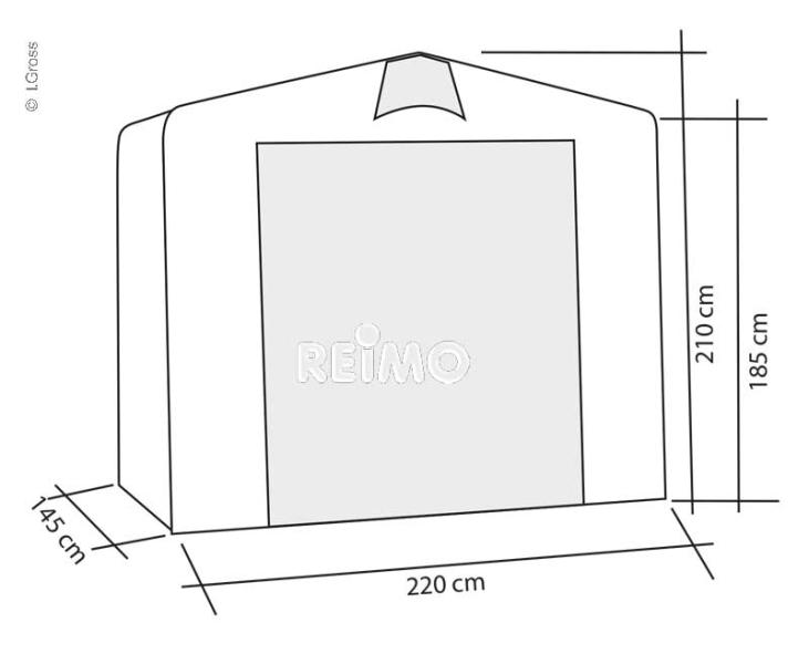 Carica immagine in Galleria Viewer, Tenda da cucina Tenda Attrezzatura Tenda 2 con porta d&#39;ingresso e lunotto posteriore 937720
