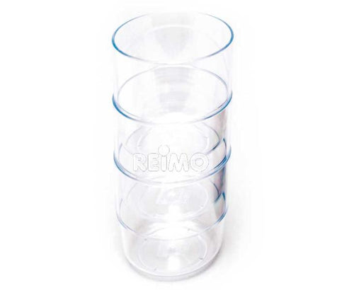 Bicchiere in plastica 300ml, 4-set, trasparente in polistirolo 94034