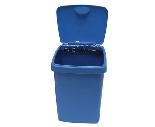 Secchio con coperchio pieghevole 10L, blu 94035