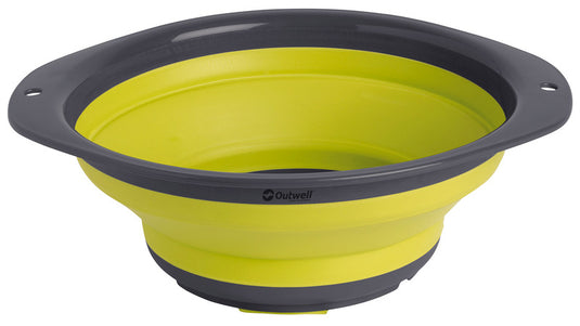 Bacinella in silicone Outwell, pieghevole, dimensione S, Ø27,8 x H9 cm, verde-lime-green 94114