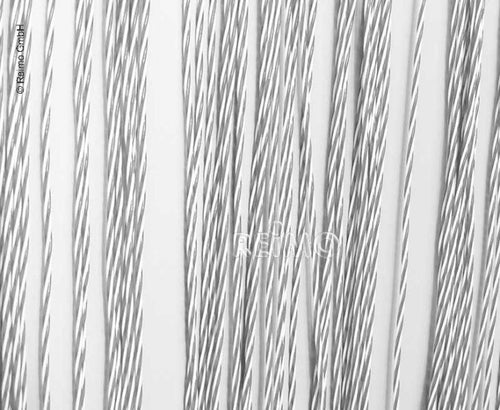 Tenda porta STRING 100% PVC, 60x190cm, bianco/grigio 952021