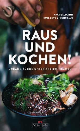 Libro di cucina RAUS UND KOCHEN! 144 pagine, cucina urbana a cielo aperto 952261