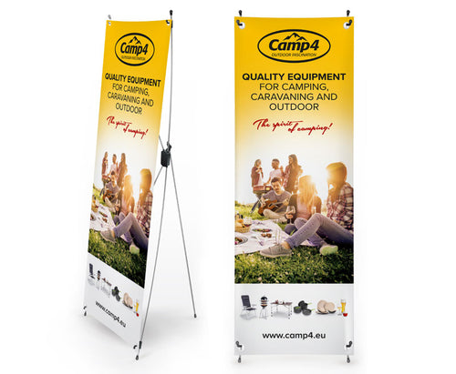 Camp4 X-Banner, dimensioni: 600x1800mm 952624