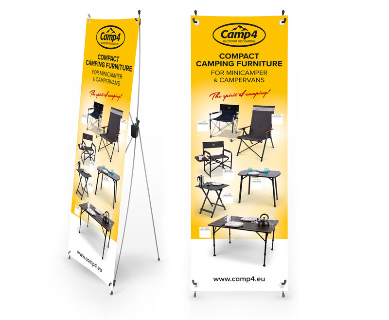 Carica immagine in Galleria Viewer, Camp4 X-Banner kompakte Campingmöbel f.Campingbusse, Englisch 953527
