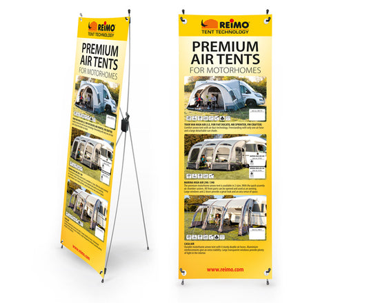 RTent Techn. X-Banner Zelte f.Reisemobile, Englisch, Größe: 600x1800mm 953531