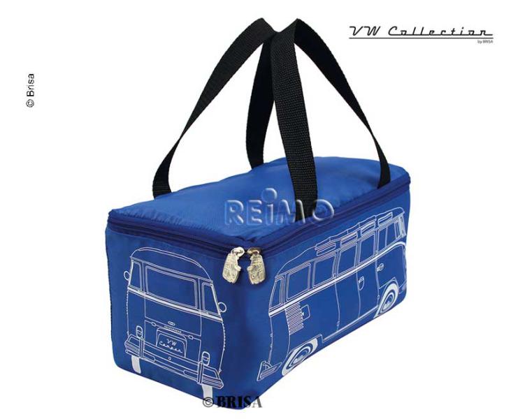 Load image into Gallery viewer, Coperta da picnic Bulli Collection VW, 2x1,5m, dorso idrorepellente, blu 95515
