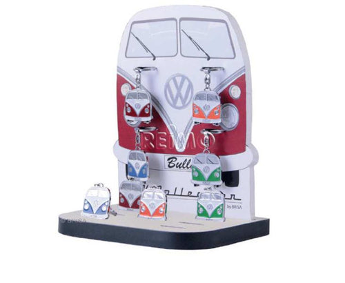 Portachiavi della collezione VW, Bulli-Front-Design, 12 pz. in 4 colori 95539