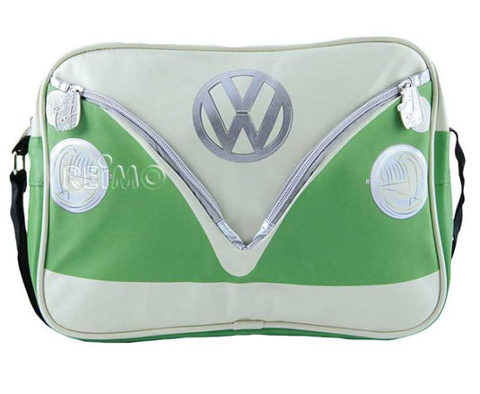 VW Collection Borsa a tracolla VW Bulli, verde/crema 95541