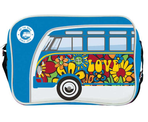 Borsa a tracolla VW Collection VW Bulli, Flower, a croce, 25x35x10cm 95543