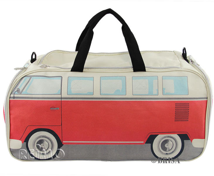 Carica immagine in Galleria Viewer, Borsa sportiva VW Collection VW Bulli, rosso 95555
