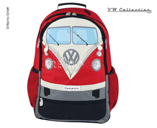 Zaino Collezione VW, rosso, 43x37x13cm, tessuto poliestere 95581