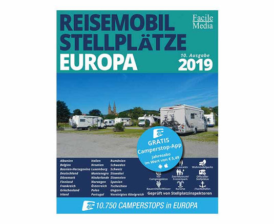 Piazzole camper per 27 paesi europei 95632