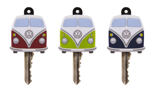 Coprichiavi VW Collection, set da 3: rosso, verde, blu 95715